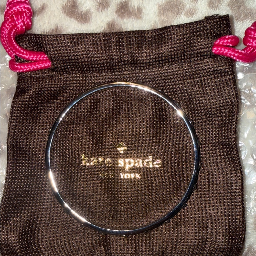 kate spade Silver Polished Bangle Bracelet
